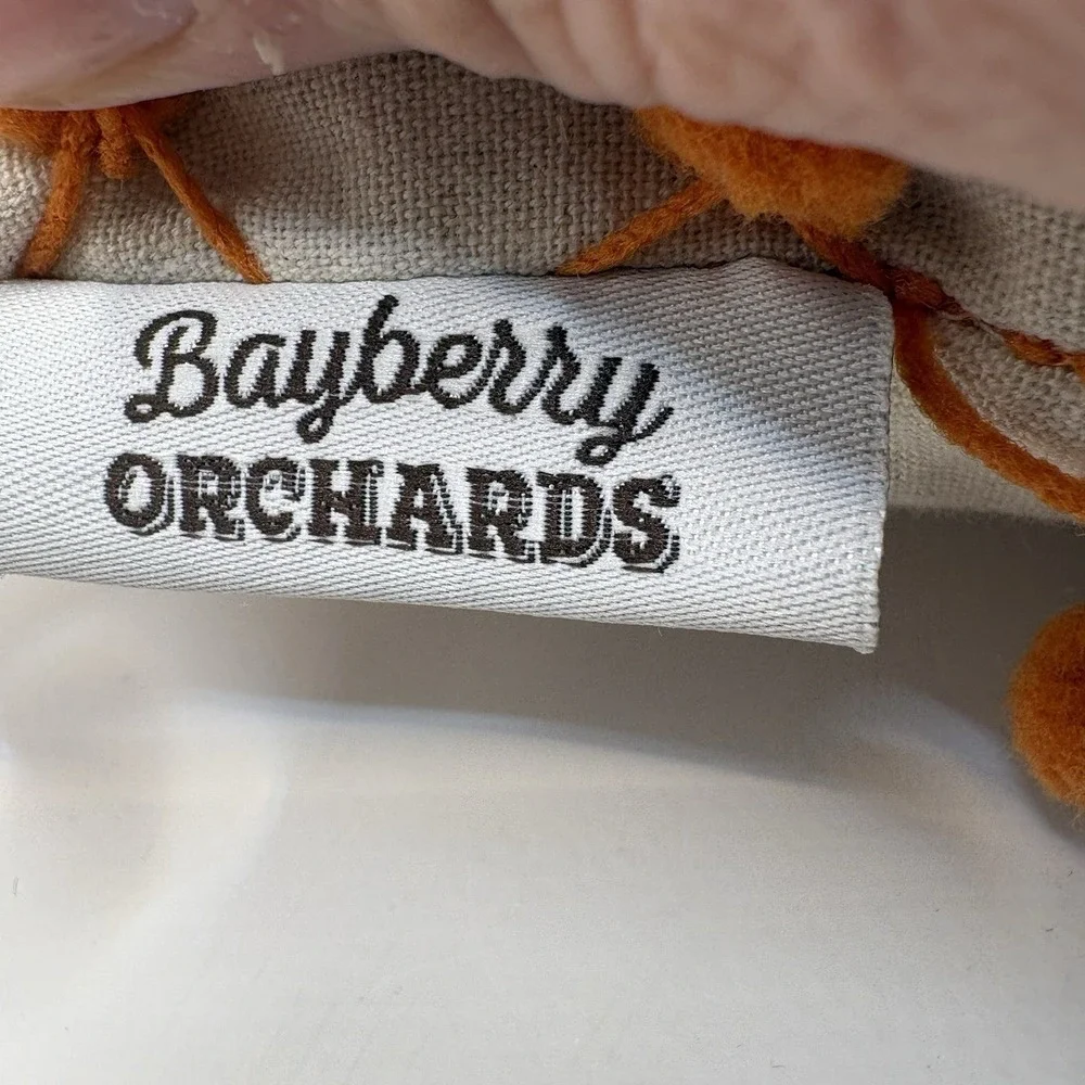 Bayberry Orchards Fall Pumpkin Spice And Everything Nice Pillow Tassels